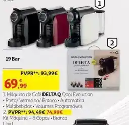 Auchan Máquina de Café Delta Q Qool Evolution promoção