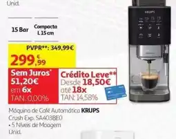 Auchan Máquina de Café Automática Krups promoção