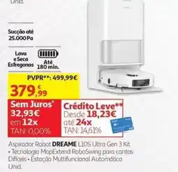 Auchan Aspirador Robot Dreame L10S Ultra Gen 3 Kit promoção