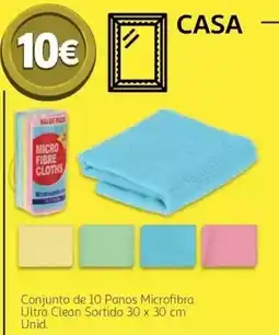 Auchan Micro fibre cloths ultra clean promoção