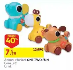 Auchan Animal Musical One Two Fun promoção