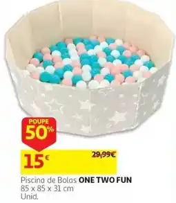 Auchan Piscina de Bolas One Two Fun promoção