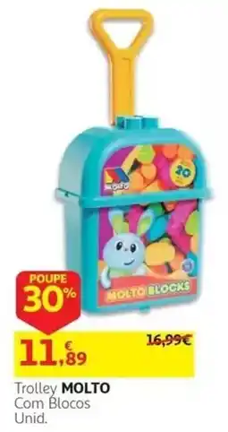Auchan Trolley molto com blocos promoção