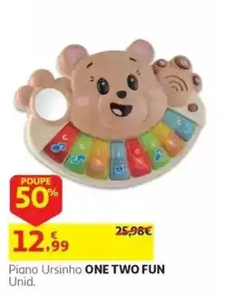 Auchan Piano Ursinho One Two Fun promoção