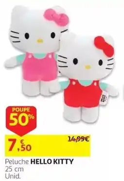 Auchan Peluche hello kitty promoção