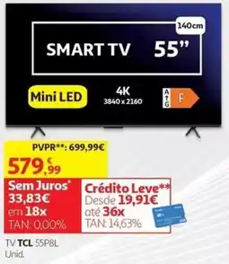 Auchan Tv tcl 55p8l promoção