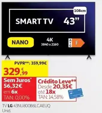 Tv lg 43nu800b6lcaeUq