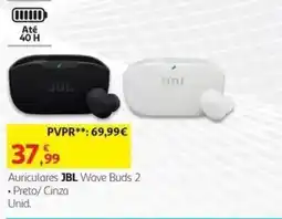 Auchan Auriculares jbl wave buds 2 promoção