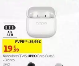 Auchan Auriculares TWS OPPO Enco Buds3 promoção