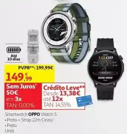 Auchan Smartwatch oppo watch s promoção
