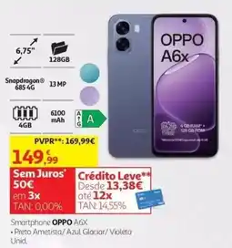 Auchan Smartphone oppo a6x promoção