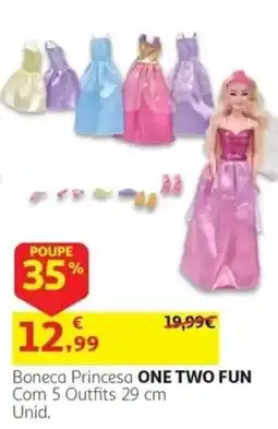 Auchan Boneca Princesa One Two Fun promoção