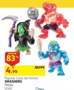 Auchan Figuras Casa do Horror Smashers promoção