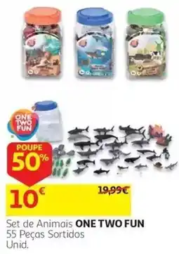 Auchan Set de Animais One Two Fun promoção