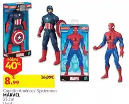Auchan Capitão América/ Spiderman marvel promoção