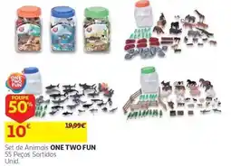 Auchan Set de Animais One Two Fun promoção