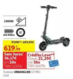 Auchan Trotinete urbanglide gt pro promoção