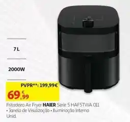 Auchan Fritadeira air fryer haier série 5 2000 W promoção