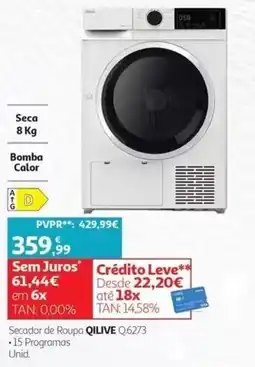 Auchan Secador de Roupa Qilive Q6273 promoção