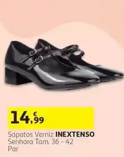 Auchan Sapatos Verniz Inextenso promoção