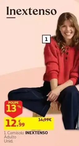 Auchan Camisola inextenso promoção