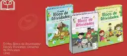 Auchan O meu bloco de atividades disney princesas: universo de princesas promoção