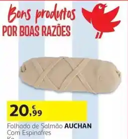 Auchan Folhado de Salmão Auchan Com Espinafres promoção