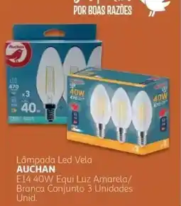 Auchan Lâmpada Led Vela Auchan promoção