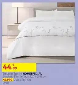 Auchan Edredão branco homespecial promoção