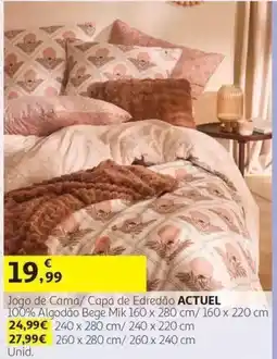 Auchan Jogo de Cama/ Capa de Edredão Actuel promoção