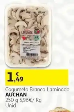 Auchan Cogumelo branco laminado auchan promoção