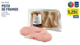 Makro Peito de frango metro chef promoção
