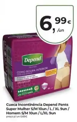 Aqui é fresco Cueca Incontinência Depend Pants promoção