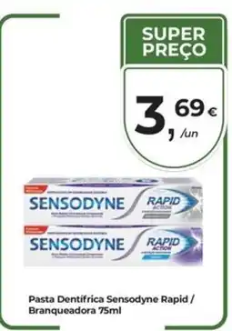 Aqui é fresco Pasta dentífrica sensodyne rapid promoção