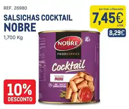 Makro Salsichas cocktail nobre promoção