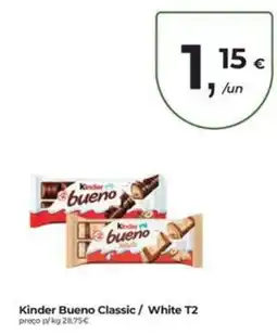 Aqui é fresco Kinder bueno classic / white t2 promoção