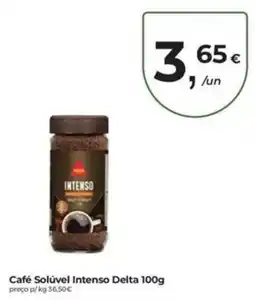 Aqui é fresco Café Solúvel Intenso Delta promoção