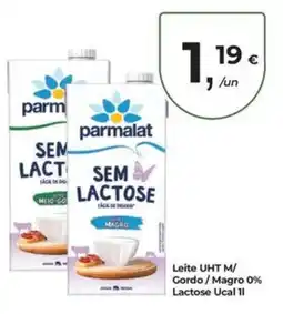 Aqui é fresco Parmalat leite uht m/gordo / magro 0% lactose ucal promoção