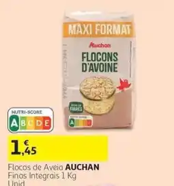 Auchan Flocos de Aveia Auchan promoção