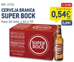 Makro Cerveja branca super bock promoção