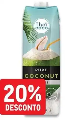 Makro Água de coco thai coco promoção