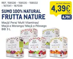 Makro Sumo 100% natural frutta nature promoção