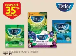 Auchan Tetley chá verde promoção