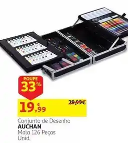 Auchan Conjunto de Desenho Auchan promoção