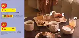 Auchan Copos de Café Porcelana ACTUEL promoção
