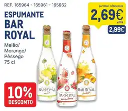 Makro Espumante bar royal promoção