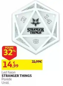 Auchan Led Neon Stranger Things promoção