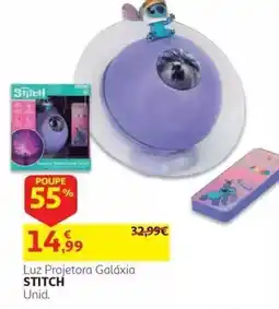 Auchan Luz Projetora Galáxia Stitch promoção