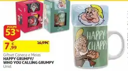 Auchan Giftset Caneca e Meias Happy Grumpy/ Who You Calling Grumpy promoção