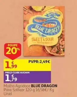 Auchan Molho Agridoce Blue Dragon promoção